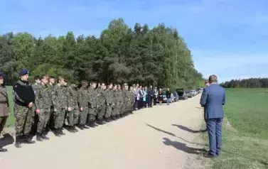 Przemowa W&oacute;jta Gminy Rutki Pana Dariusza Sławomira Modzelewskiego pod pomnikiem