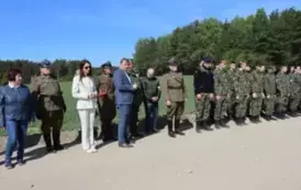 Uczestnicy uroczystości rocznicowej