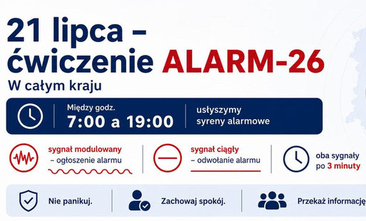 Zdjęcie do Włączenie syren alarmowych